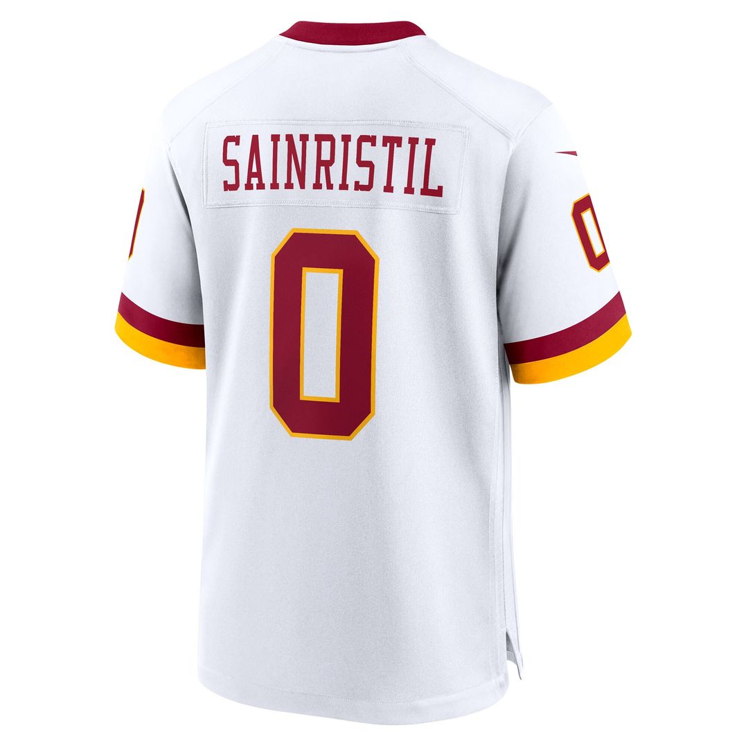 Mike Sainristil Washington Commanders Game Super Bowl Era Jersey - White