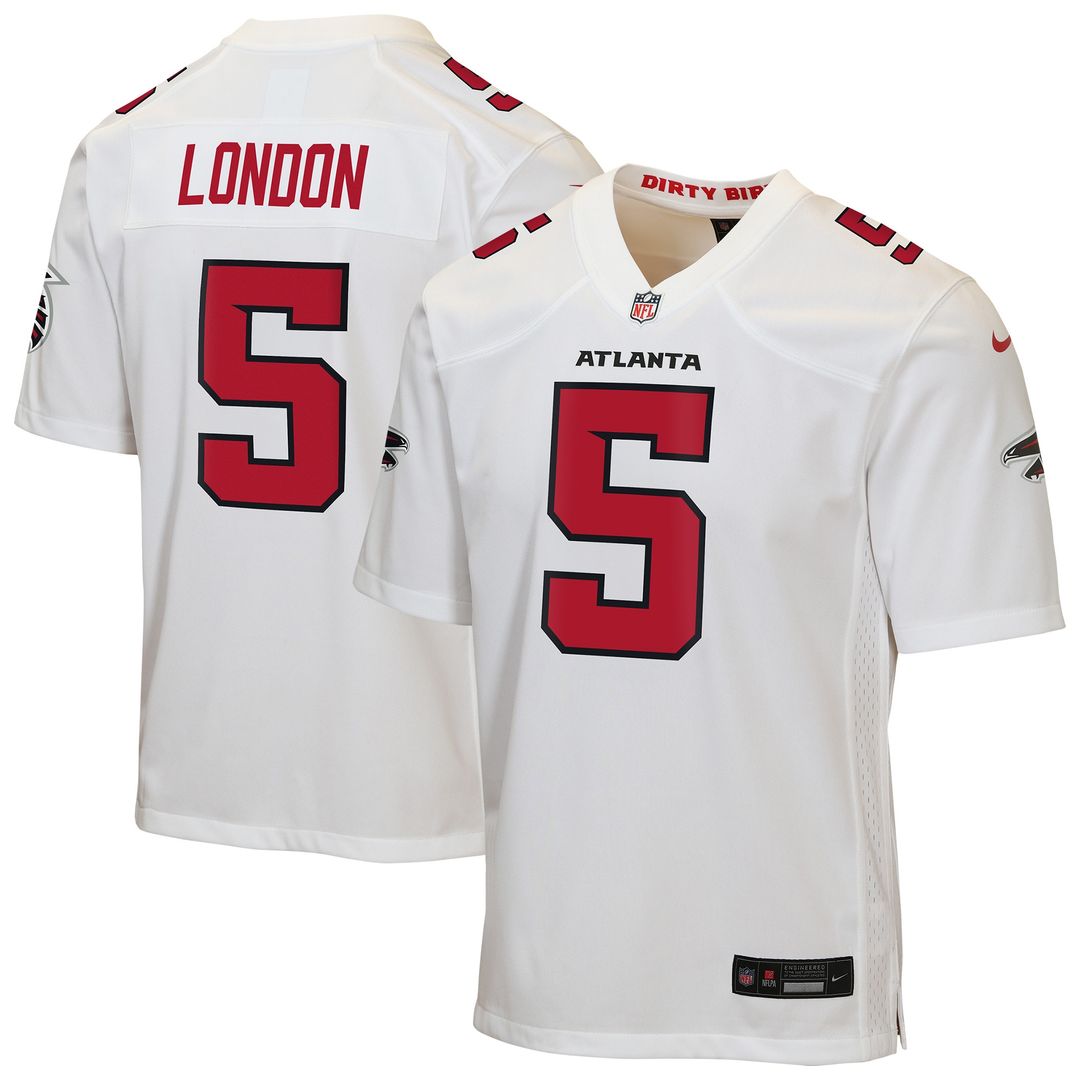 Drake London Atlanta Falcons Youth Game Jersey - White