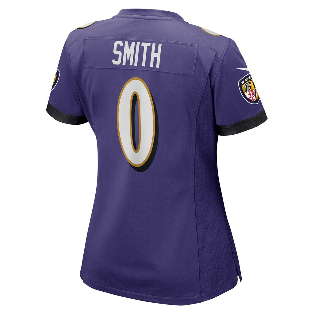 Roquan Smith Baltimore Ravens Women's Team Game Jersey - Purple