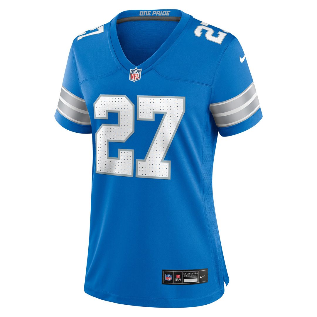 Arthur Maulet Detroit Lions Women's Team Game Jersey - Blue