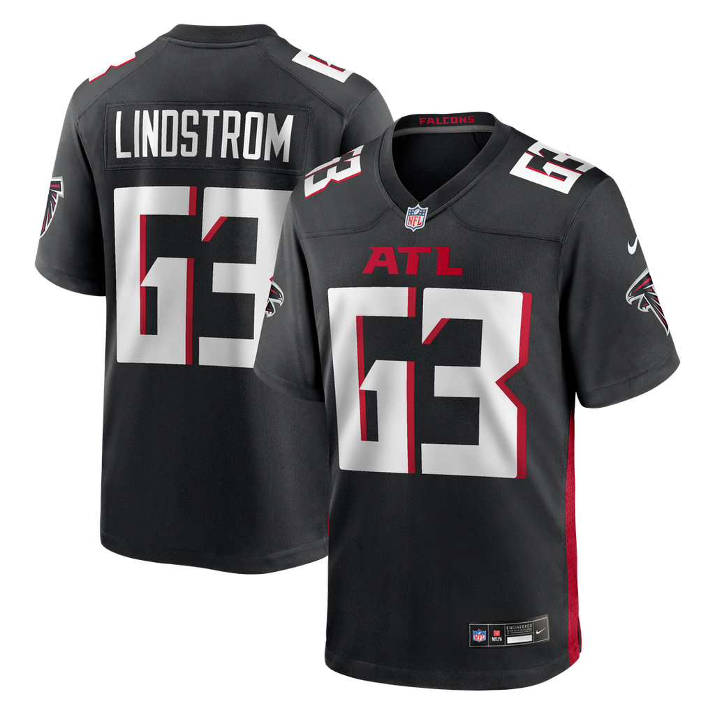 Chris Lindstrom Atlanta Falcons Game Jersey - Black