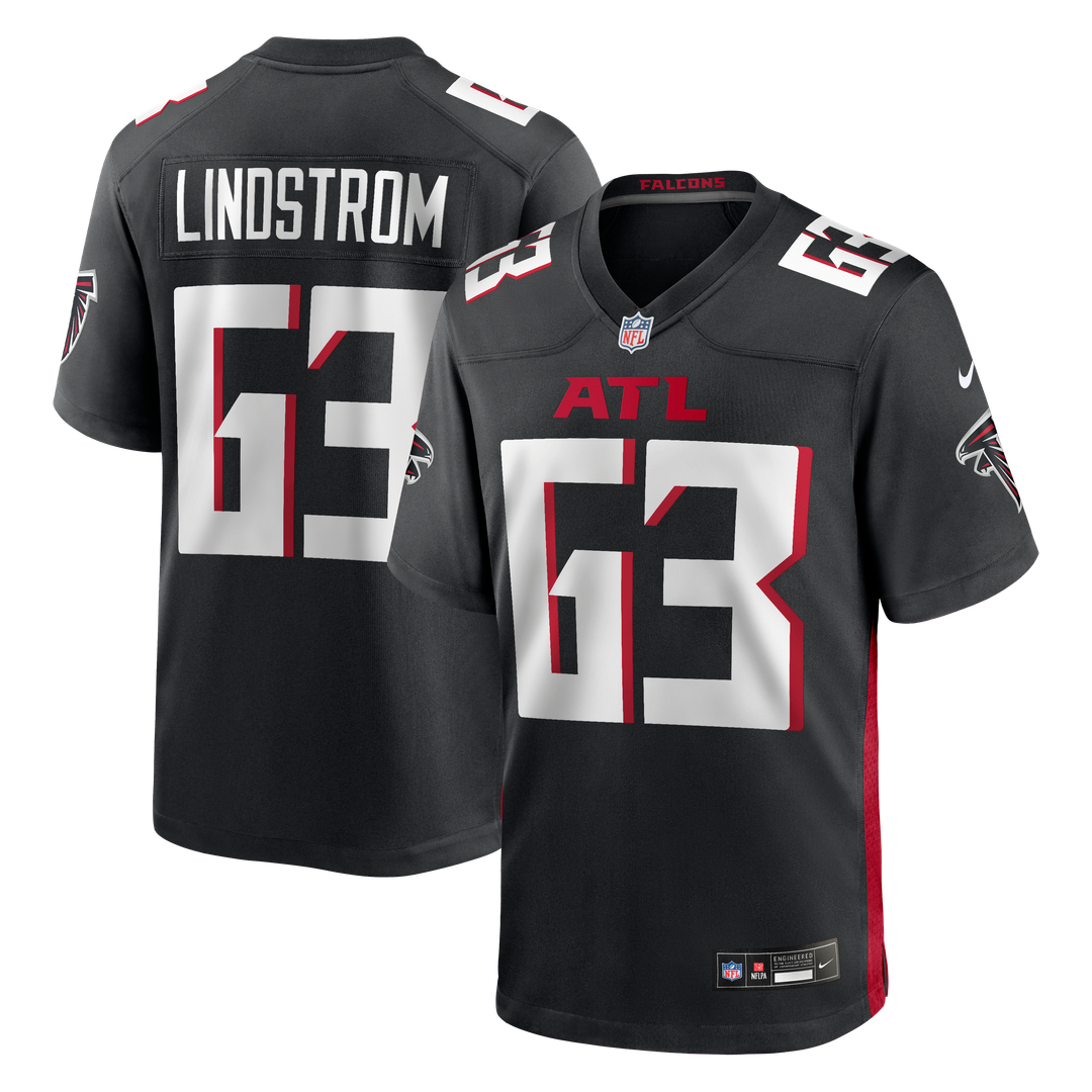 Chris Lindstrom Atlanta Falcons Game Jersey - Black