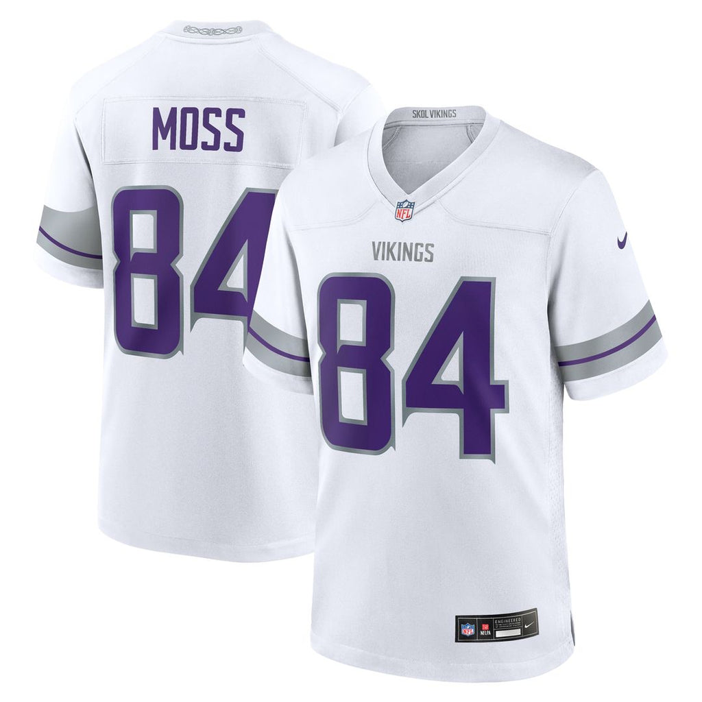 Randy Moss Minnesota Vikings Classic Retired Player Game Jersey - Purple