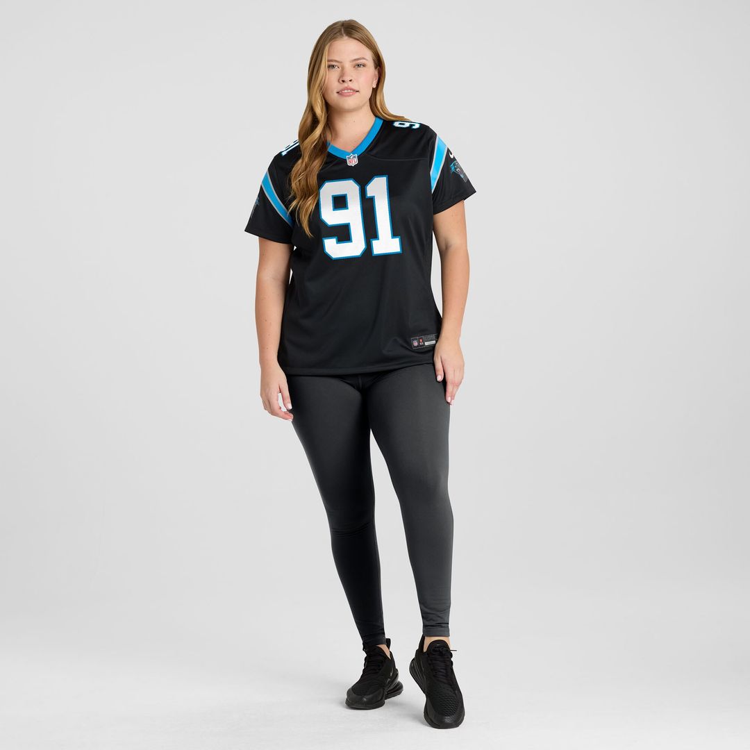Patrick Jones II Carolina Panthers Women's Team Game Jersey - Black