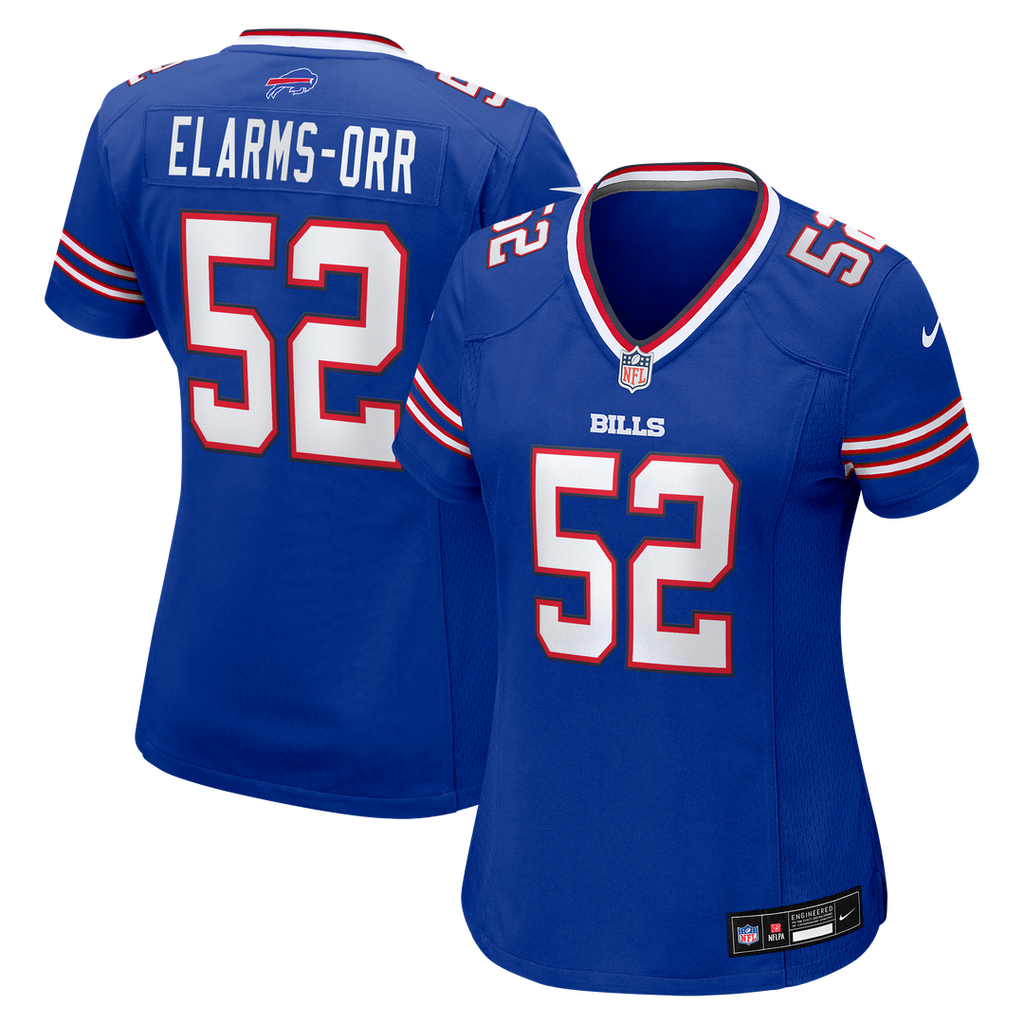 Kaleb Elarms-Orr Buffalo Bills Women's Team Game Jersey - Royal