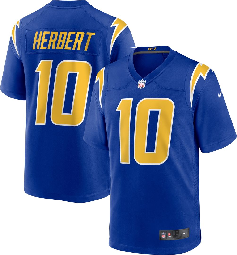 Justin Herbert Los Angeles Chargers Alternate Game Jersey - Navy