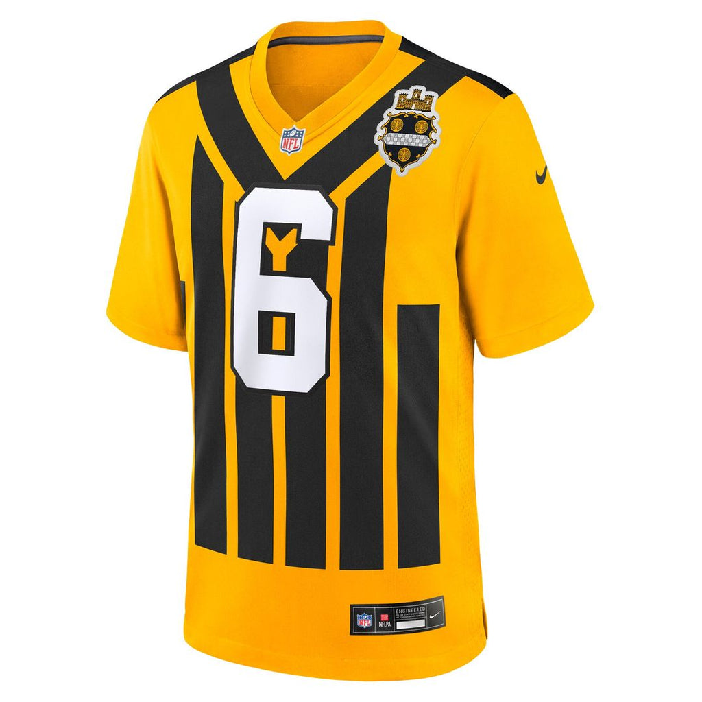 Patrick Queen Pittsburgh Steelers Game Player Jersey - Black