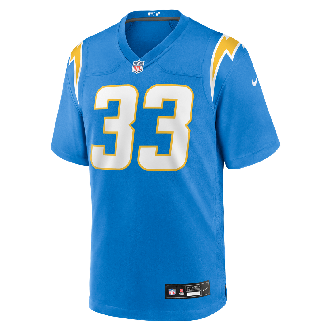 Derwin James Los Angeles Chargers Game Player Jersey - Powder Blue