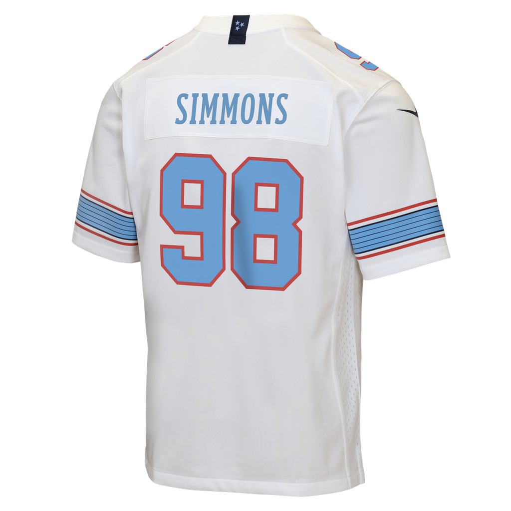 Jeffery Simmons Tennessee Titans Youth Game Jersey - Light Blue