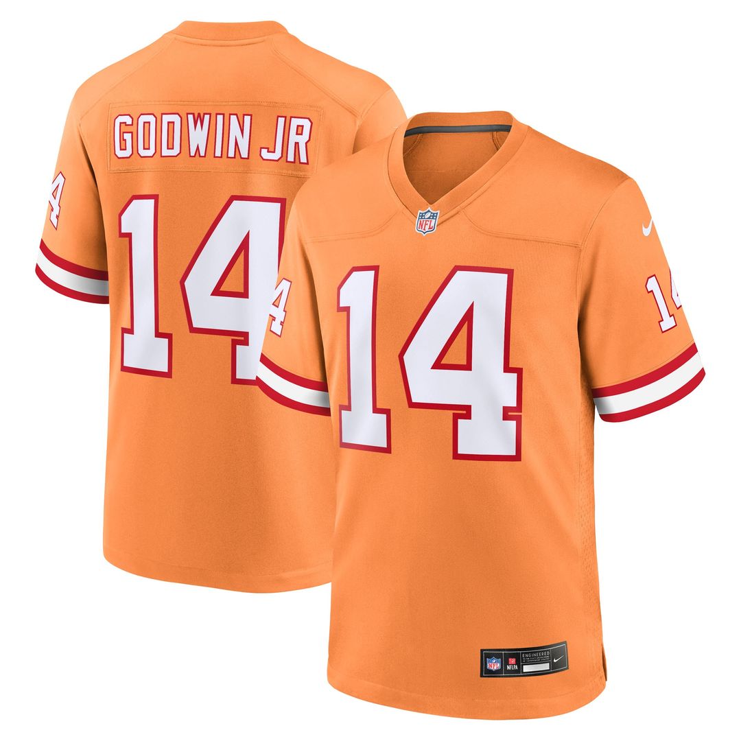 Chris Godwin Jr. Tampa Bay Buccaneers Alternate Game Player Jersey - Orange