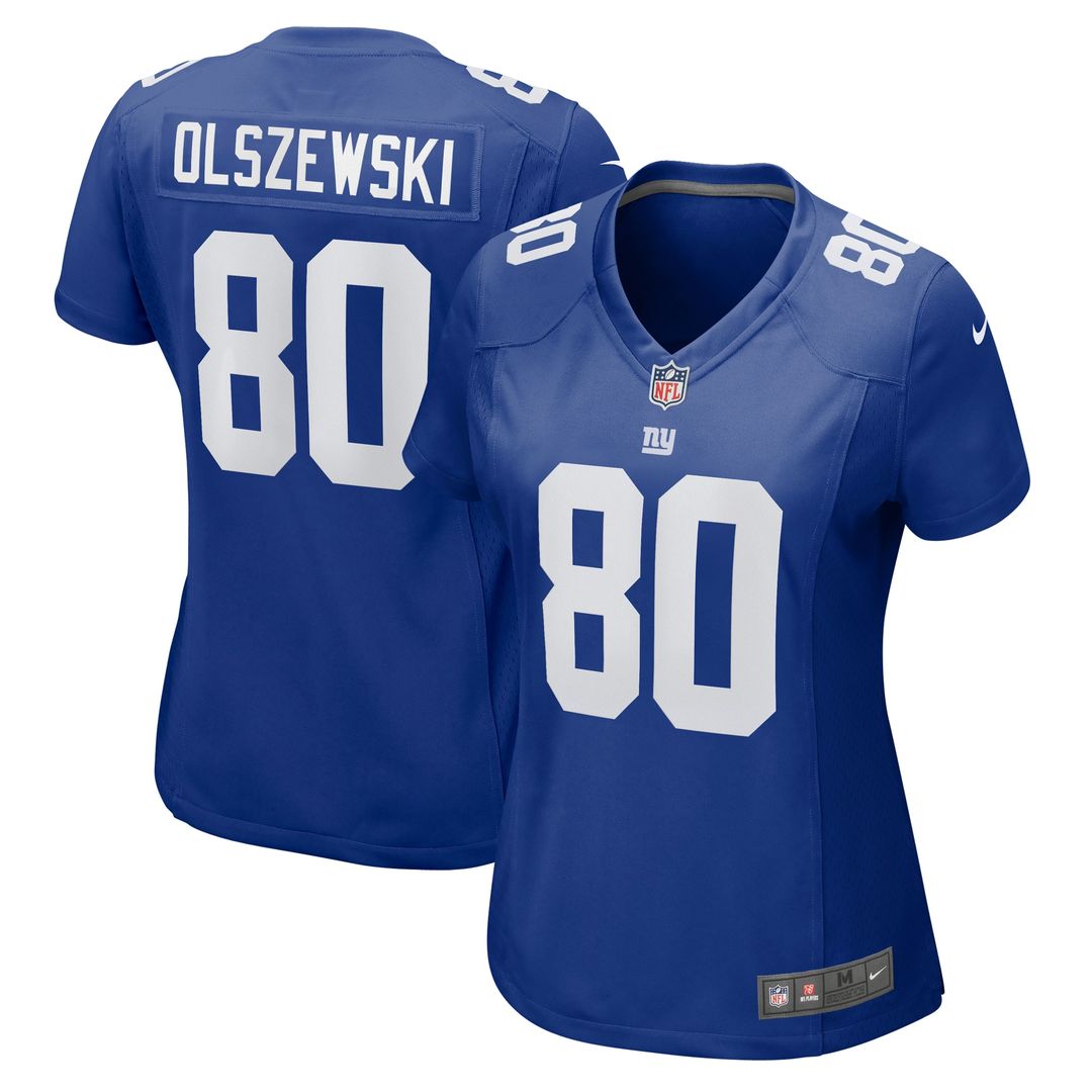 Gunner Olszewski New York Giants Women's Game Jersey - Royal