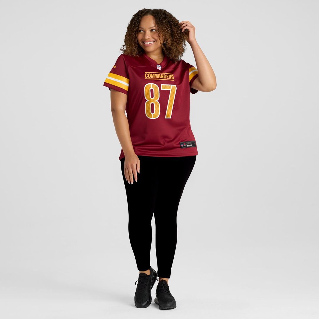 John Bates Washington Commanders Women's Game Jersey - Burgundy