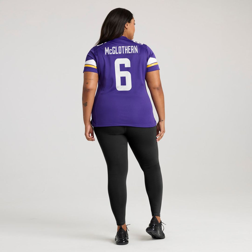 Dwight McGlothern Minnesota Vikings Women's Team Game Jersey - Purple