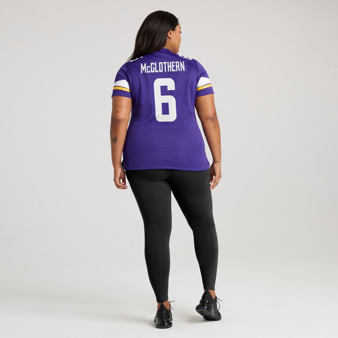 Dwight McGlothern Minnesota Vikings Women's Team Game Jersey - Purple
