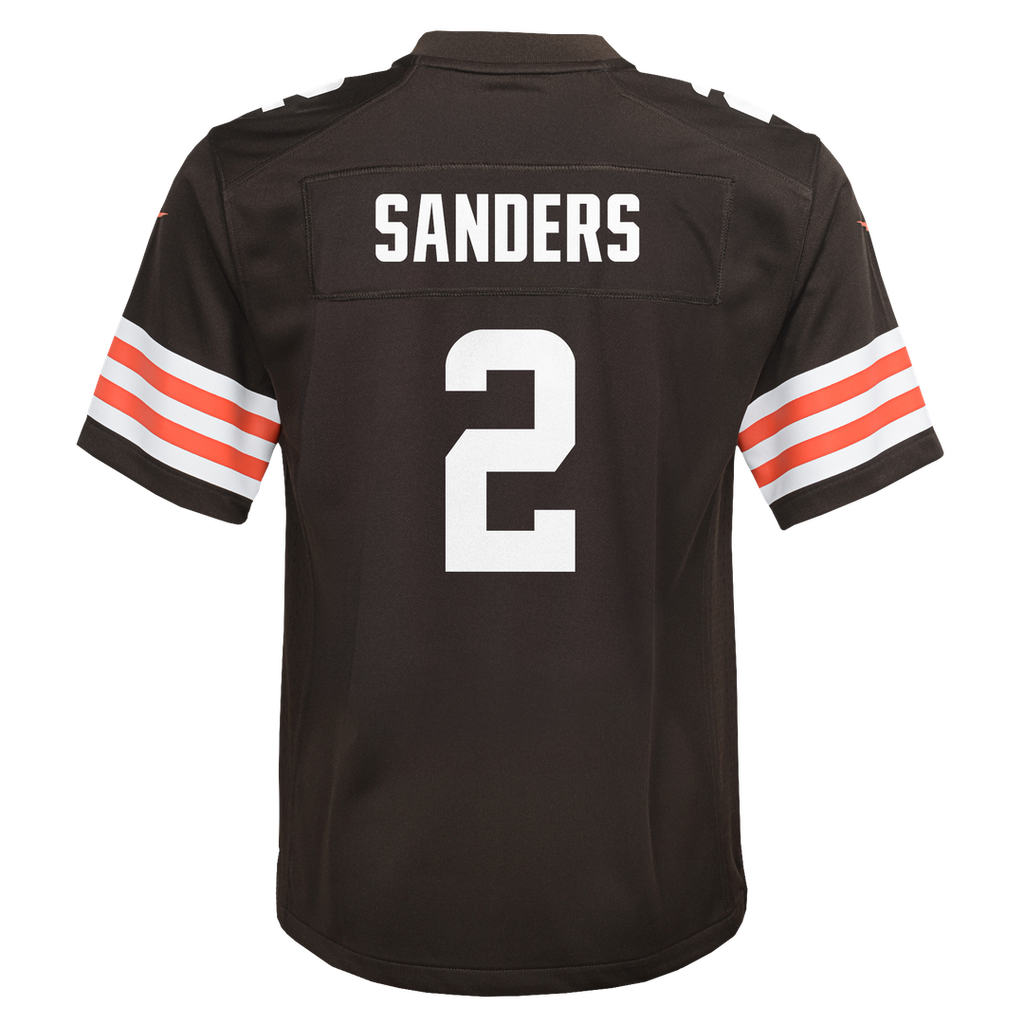 Shedeur Sanders Cleveland Browns Youth Game Jersey - Brown