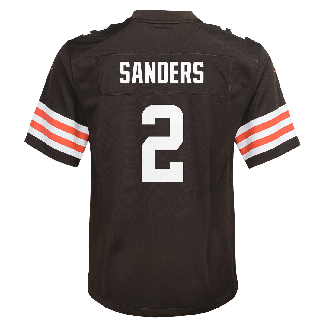 Shedeur Sanders Cleveland Browns Youth Game Jersey - Brown