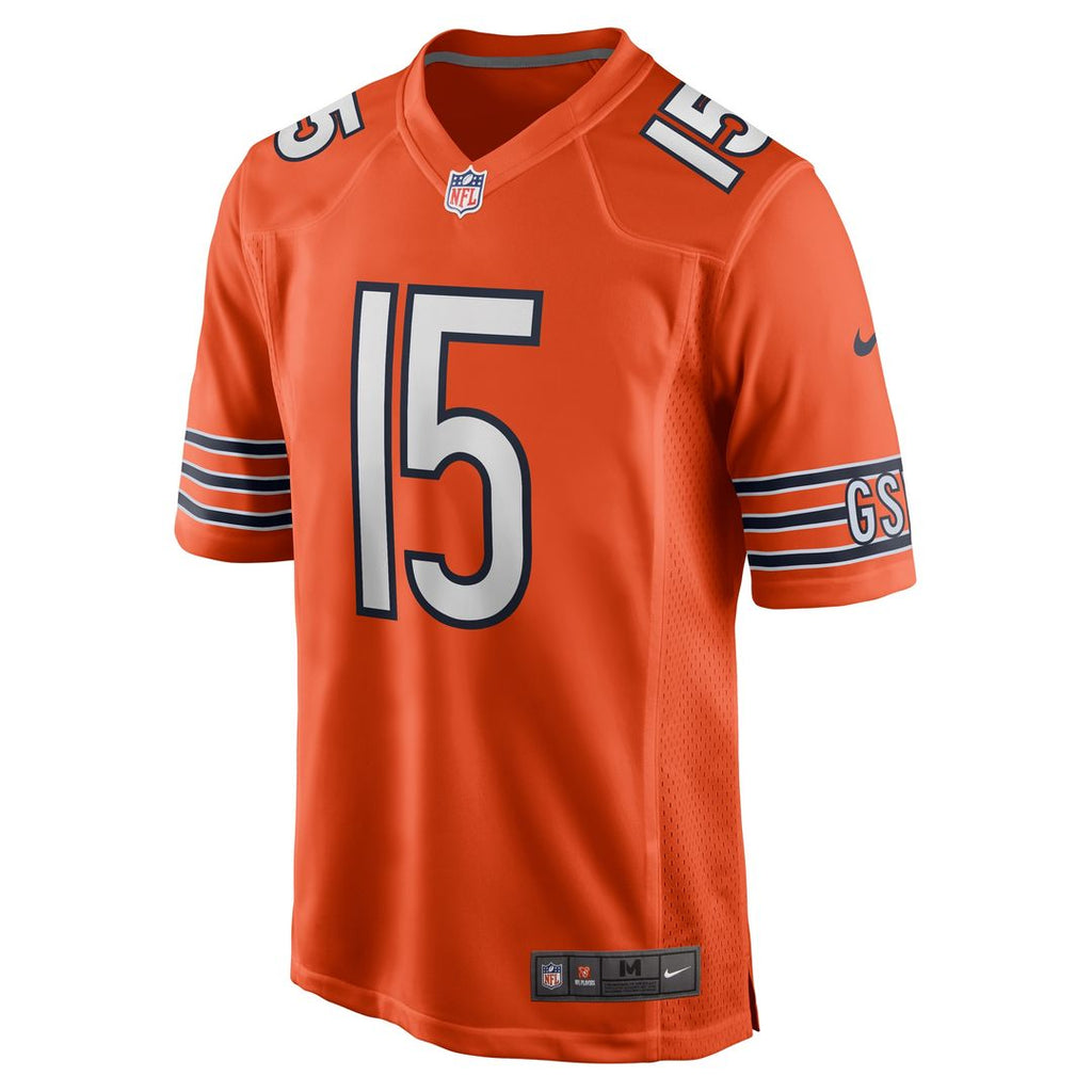 Rome Odunze Chicago Bears Alternate Game Jersey - Orange