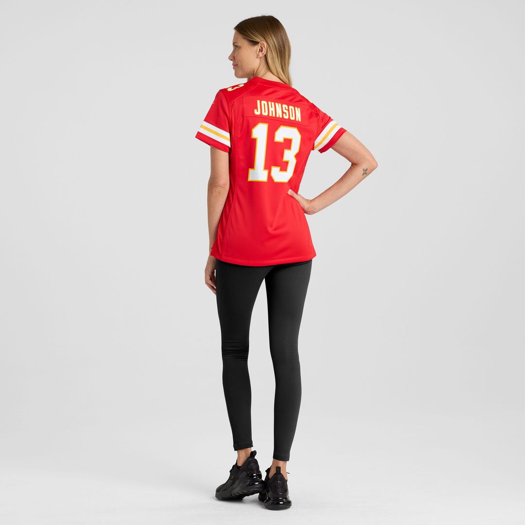 Nazeeh Johnson Kansas City Chiefs Women's Game Player Jersey - Red
