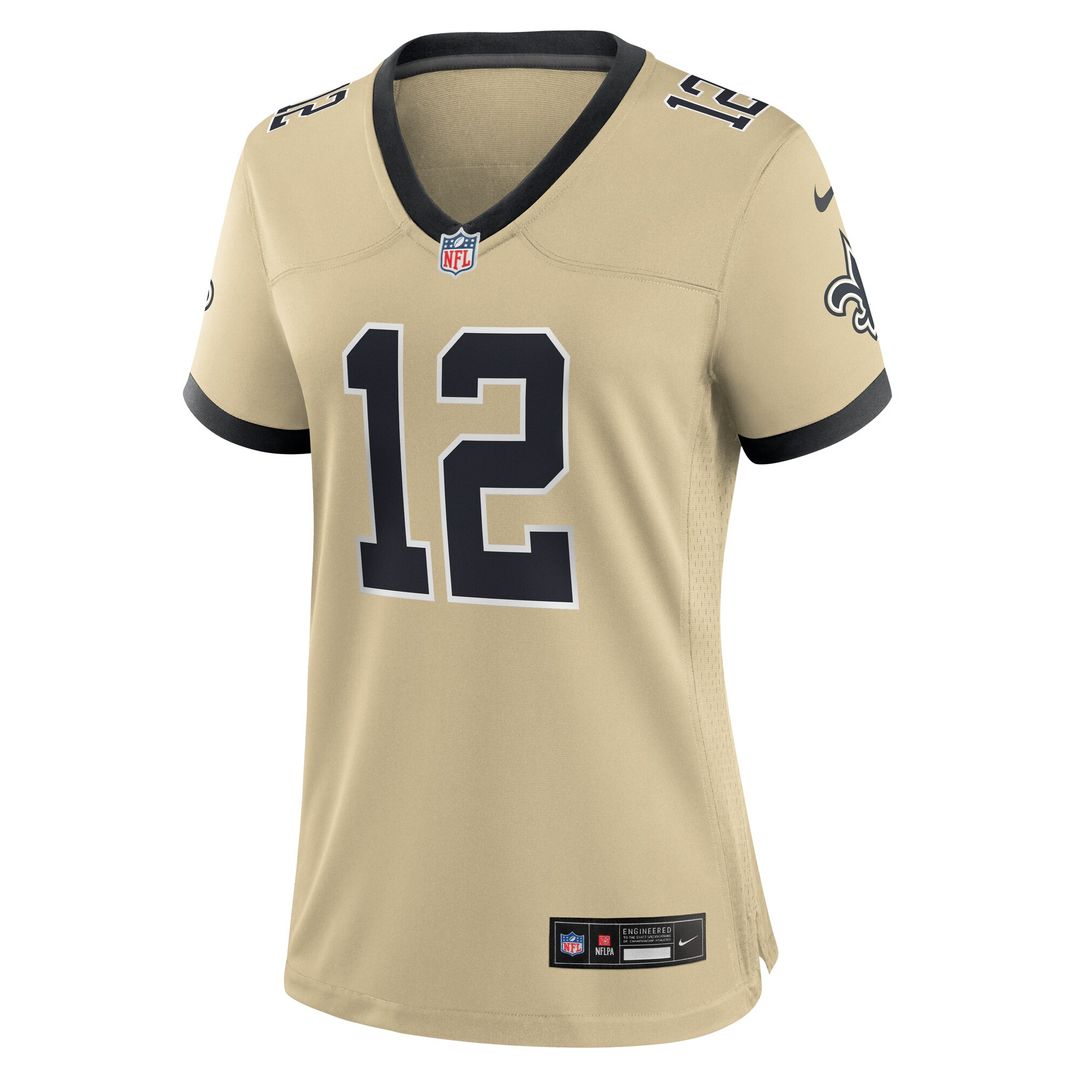 Chris Olave New Orleans Saints Women's Gameday Golds Alternate Game Player Jersey - Gold