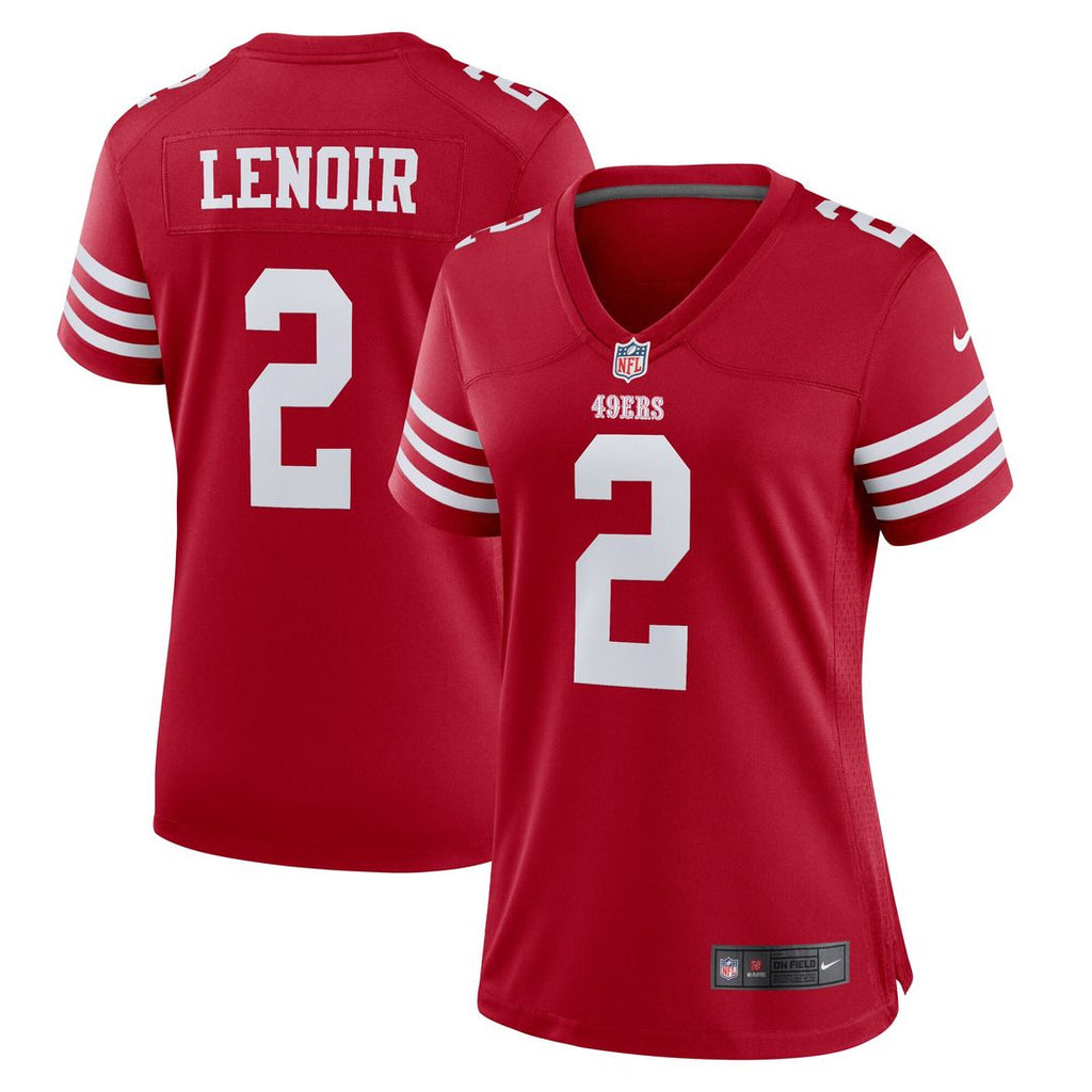 Deommodore Lenoir San Francisco 49ers Women's Game Jersey - Scarlet