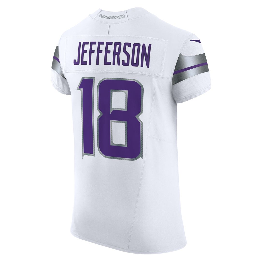 Justin Jefferson Minnesota Vikings Alternate Vapor F.U.S.E. Elite Player Jersey - White
