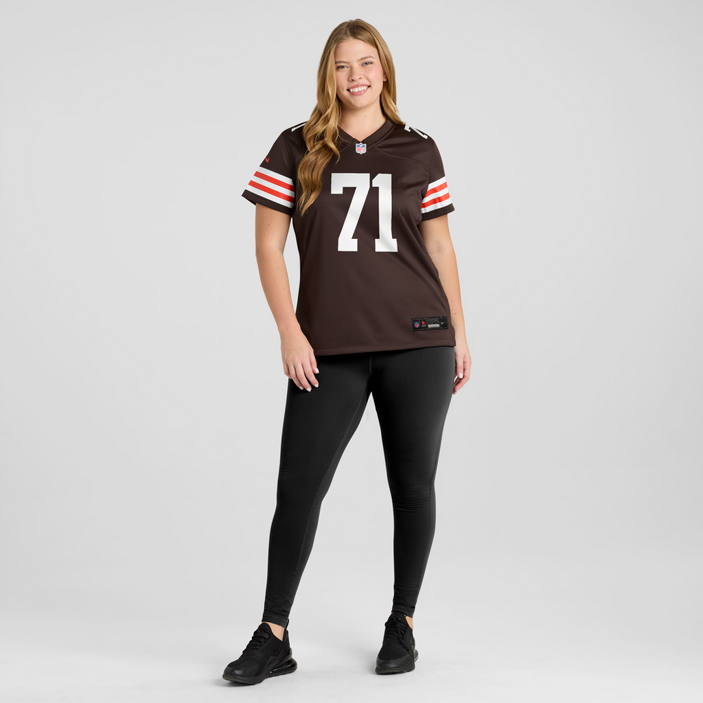 Tytus Howard Cleveland Browns Women's Team Game Jersey - Brown