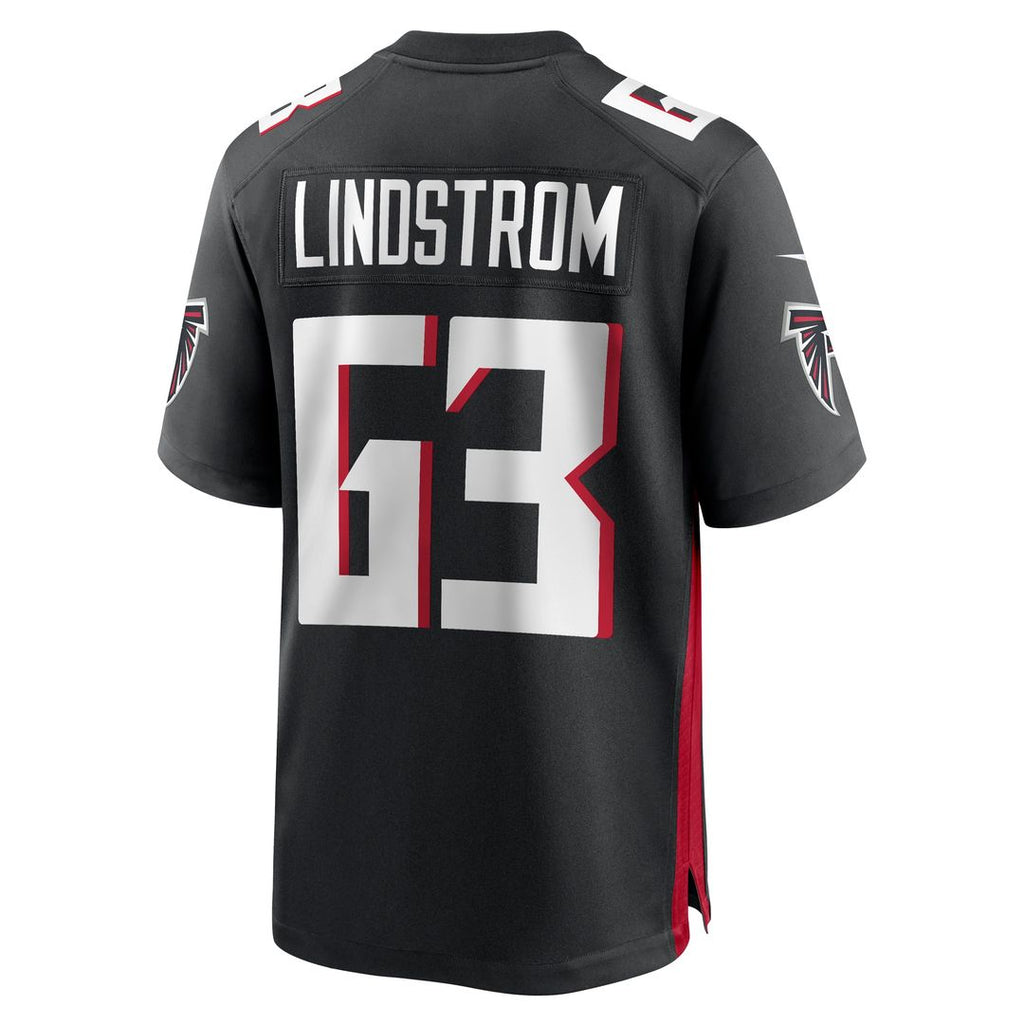 Chris Lindstrom Atlanta Falcons Team Game Jersey - Black