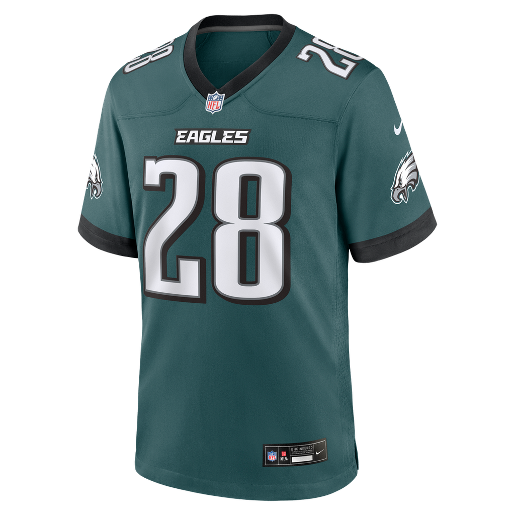 Will Shipley Philadelphia Eagles Team Game Jersey - Midnight Green