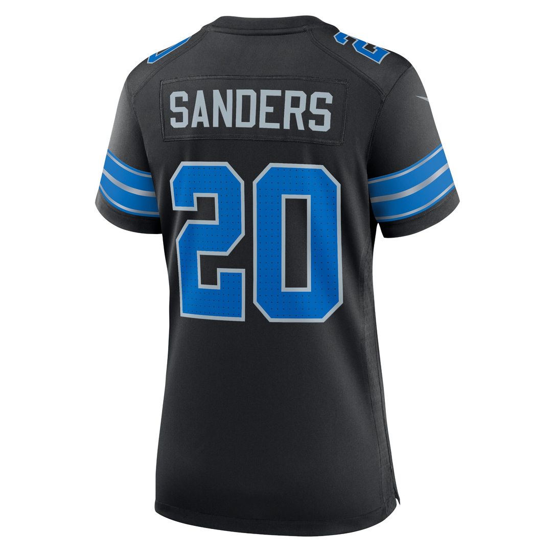 Barry Sanders Detroit Lions Women's 2nd Alternate Retired Player Game Jersey - Black