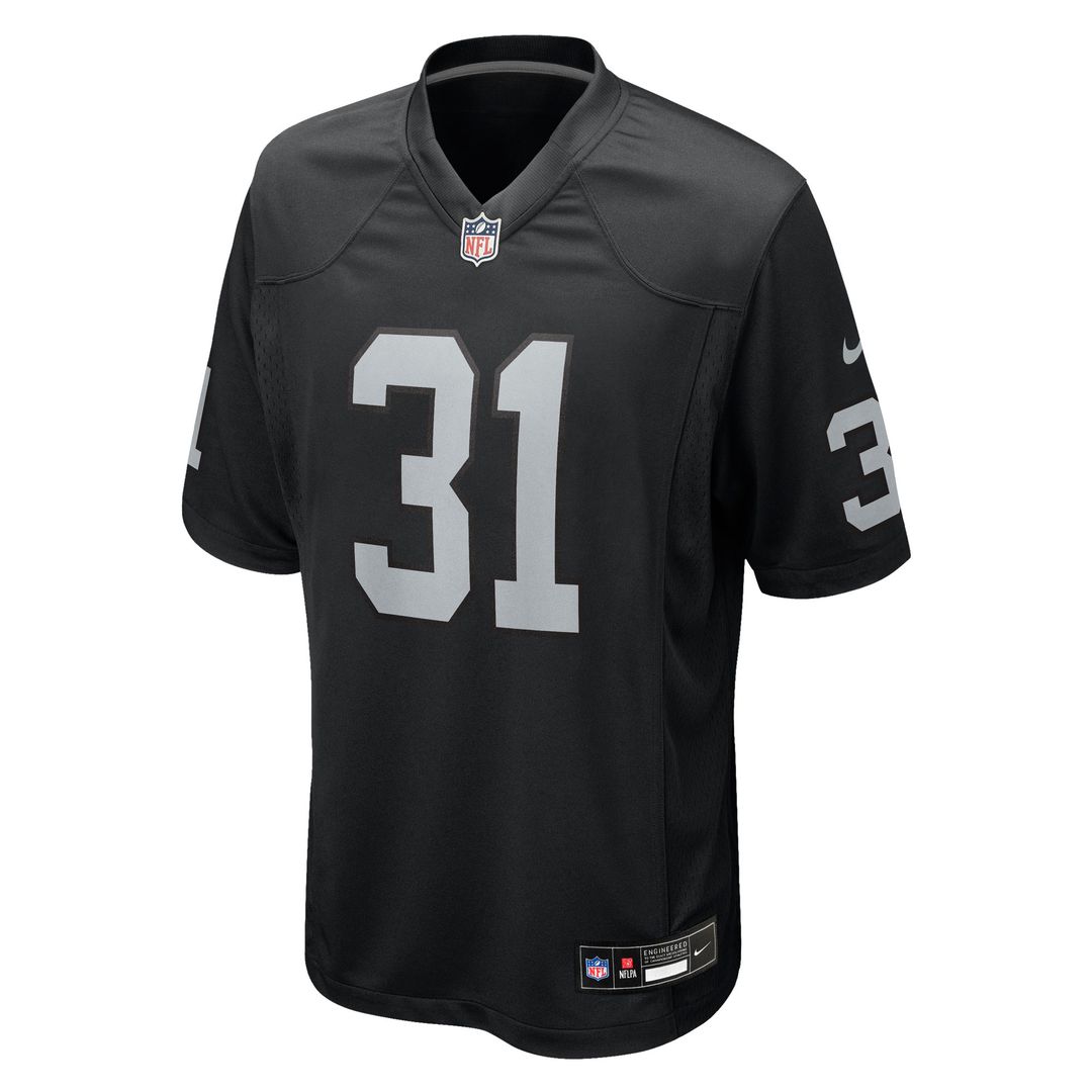 Raheem Mostert Las Vegas Raiders Team Game Jersey - Black