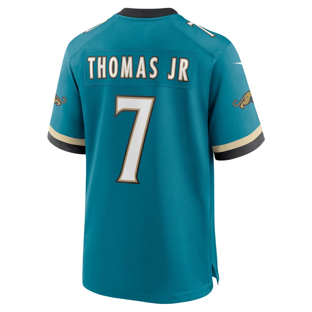Brian Thomas Jr. Jacksonville Jaguars Alternate Game Jersey - Teal