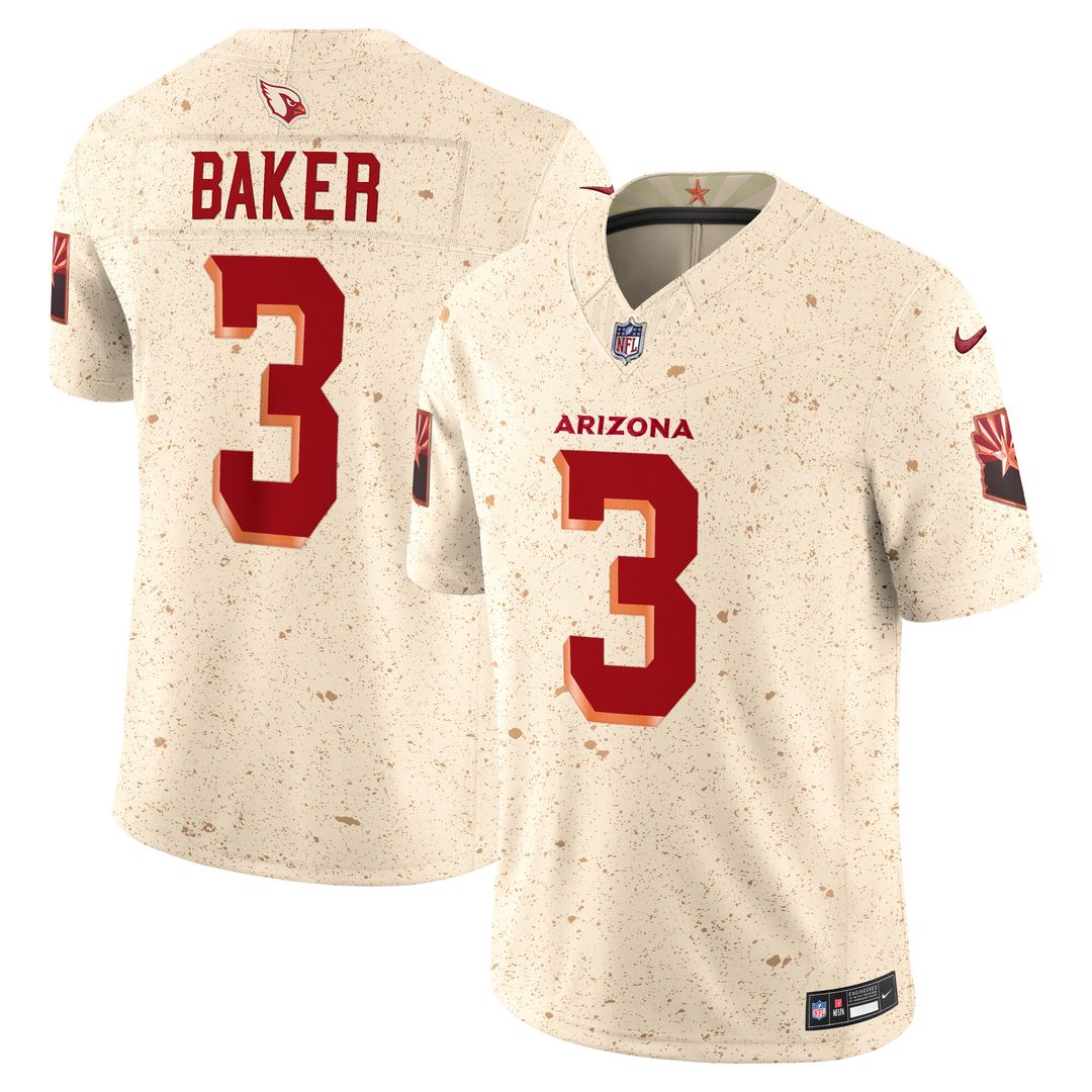 Budda Baker Arizona Cardinals 2025 Rivalries Collection Stitched Limited Jersey - Natural