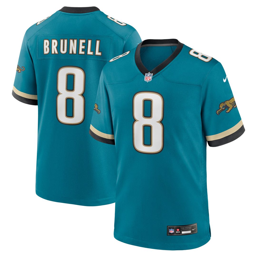 Mark Brunell Jacksonville Jaguars Retired Player Alternate Game Jersey - Teal