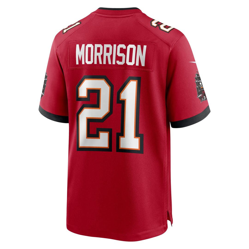 Benjamin Morrison Tampa Bay Buccaneers Team Game Jersey - Red