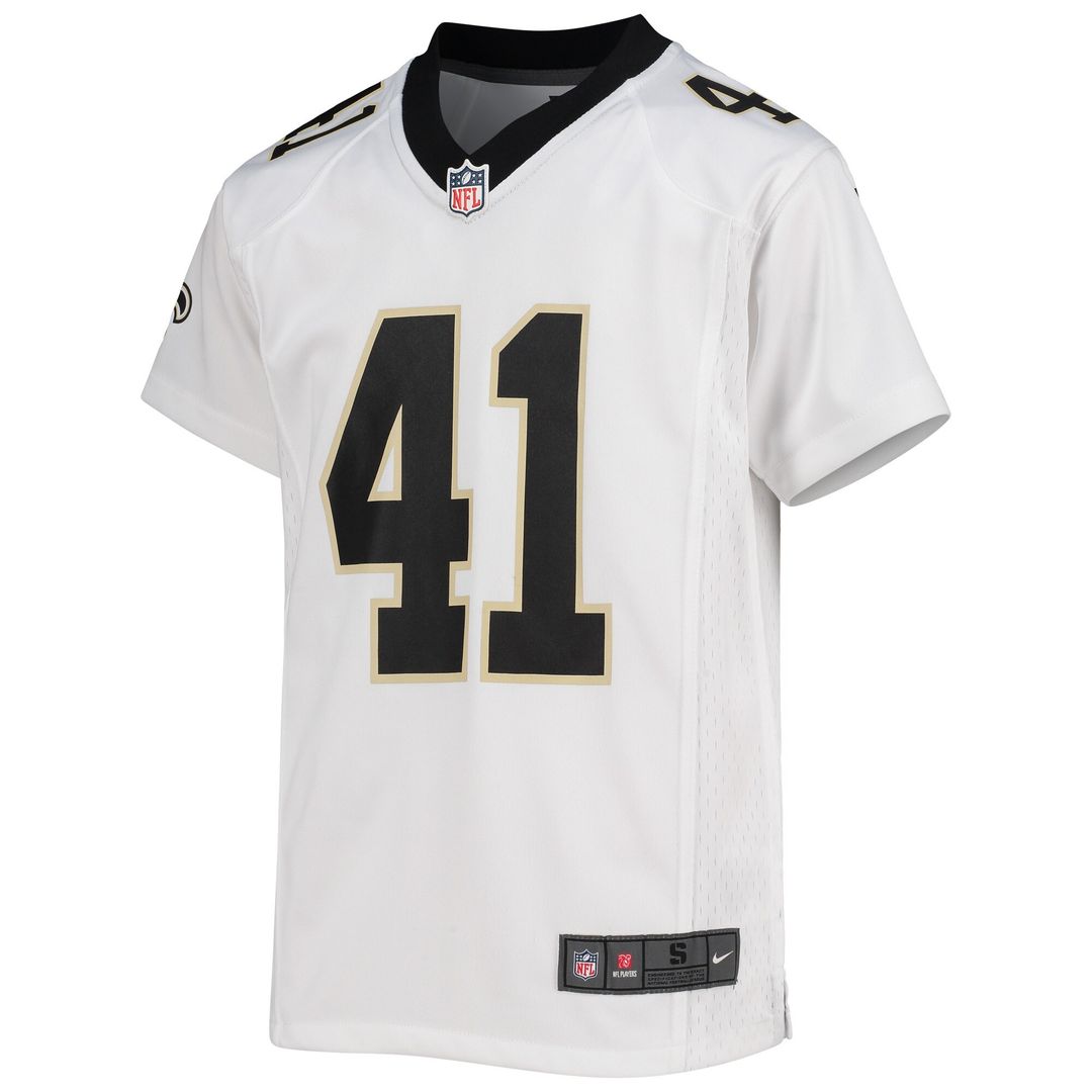 Alvin Kamara New Orleans Saints Youth Game Jersey - White