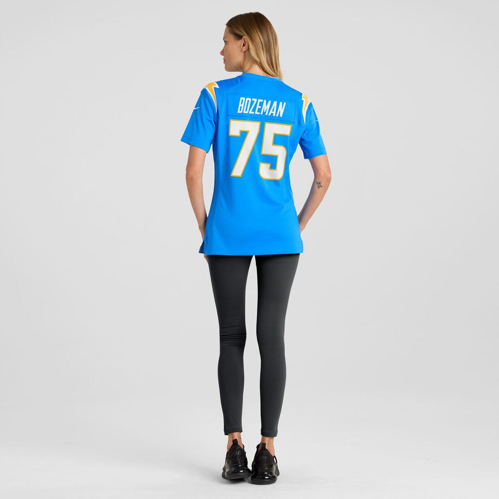 Bradley Bozeman Los Angeles Chargers Women's Game Jersey - Powder Blue