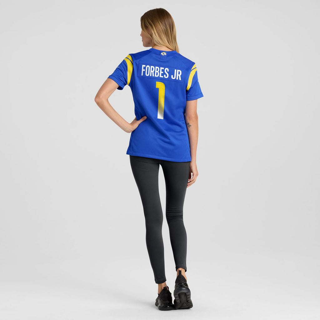 Emmanuel Forbes Jr. Los Angeles Rams Women's Team Game Jersey - Royal