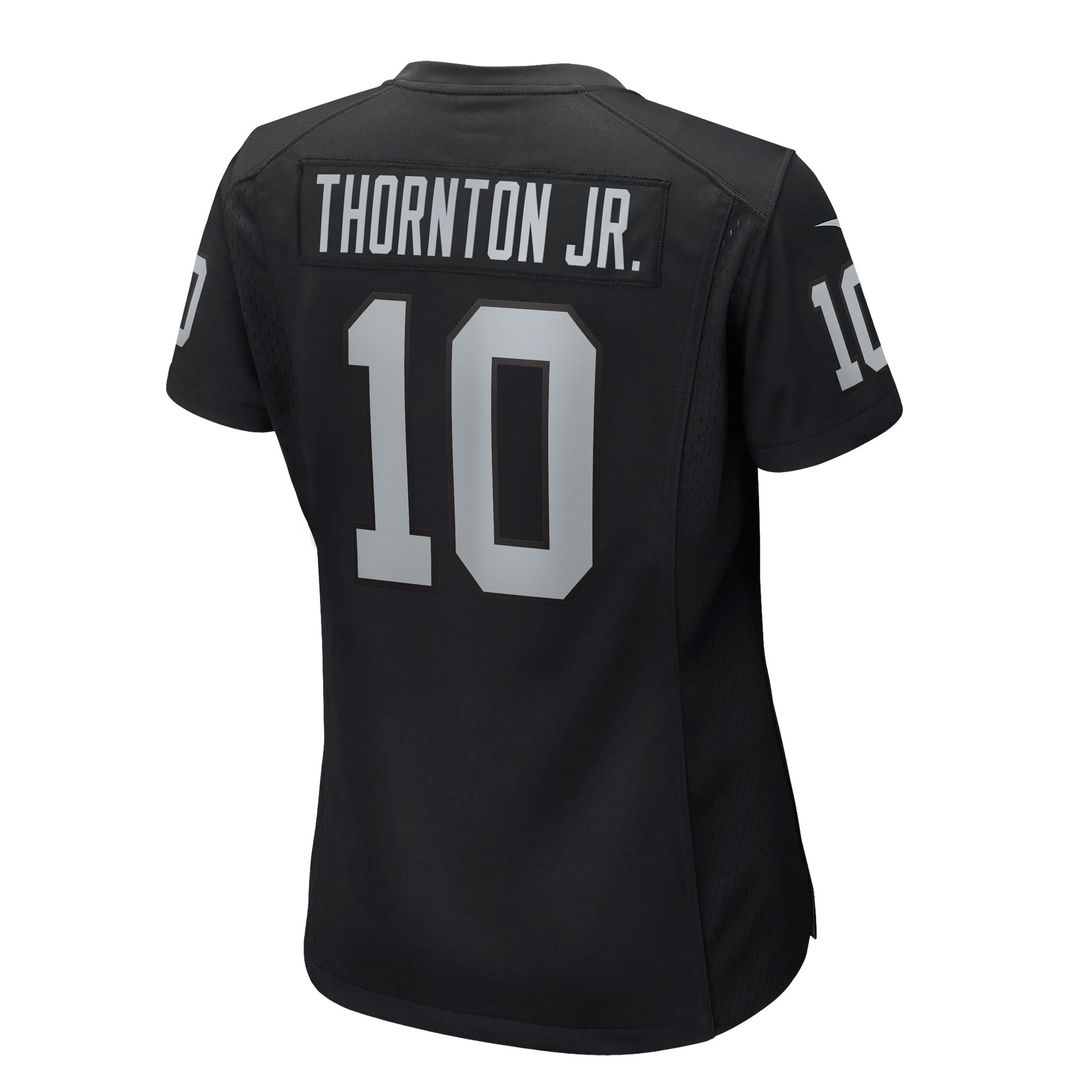 Dont'e Thornton Jr. Las Vegas Raiders Women's Team Game Jersey - Black