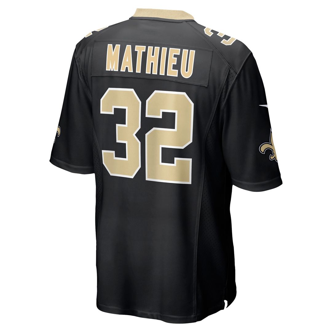 Tyrann Mathieu New Orleans Saints Youth Game Jersey - Black