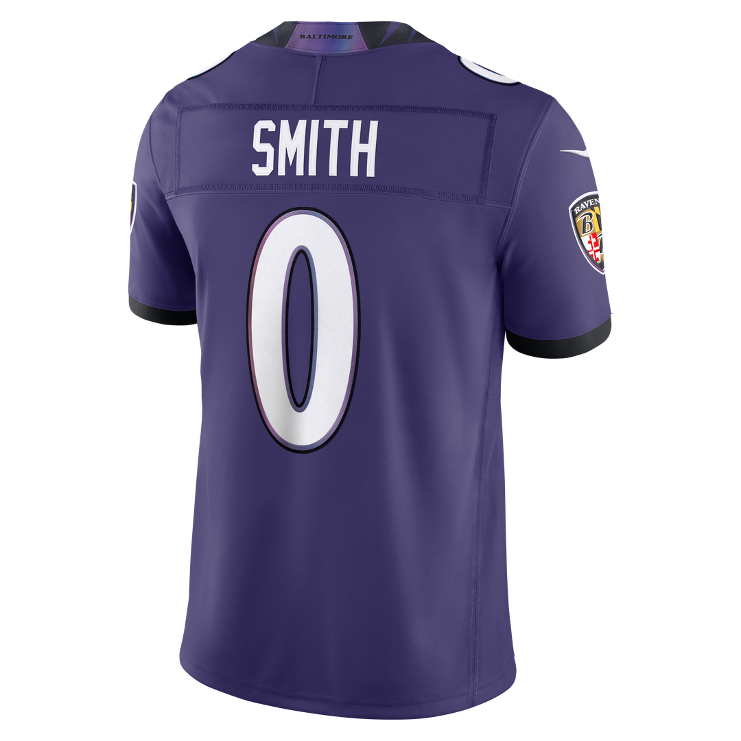 Roquan Smith Baltimore Ravens Vapor F.U.S.E. Stitched Limited Jersey - Purple