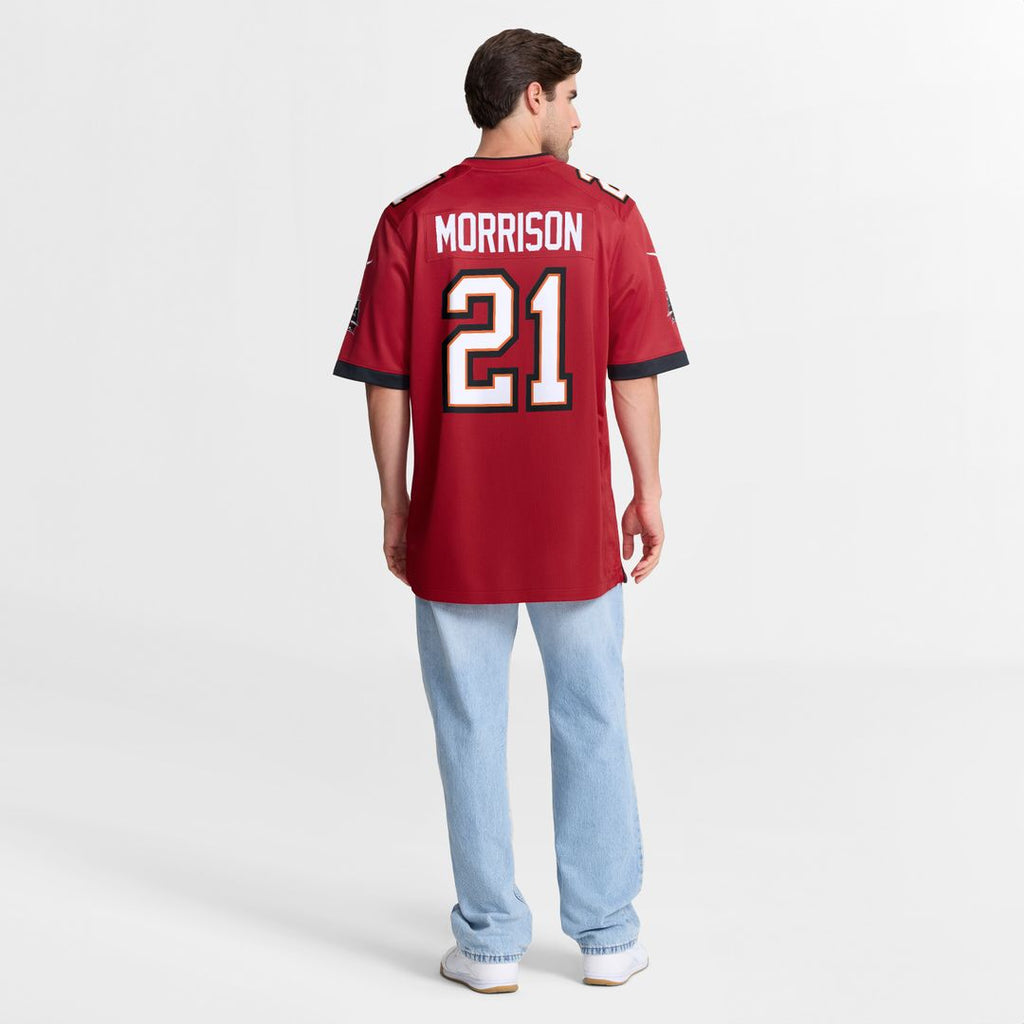 Benjamin Morrison Tampa Bay Buccaneers Team Game Jersey - Red