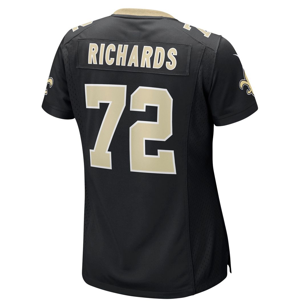 Asim Richards New Orleans Saints Women's Team Game Jersey - Black