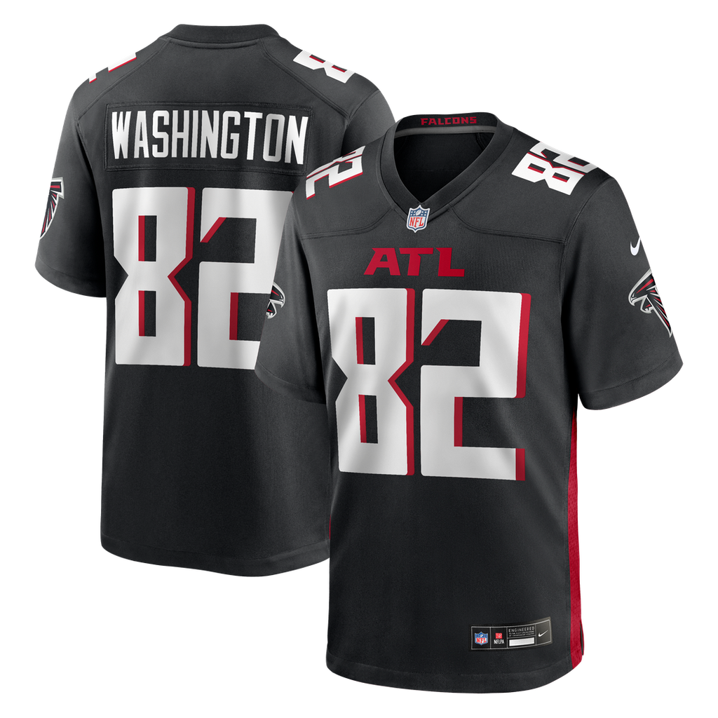 Casey Washington Atlanta Falcons Team Game Jersey - Black