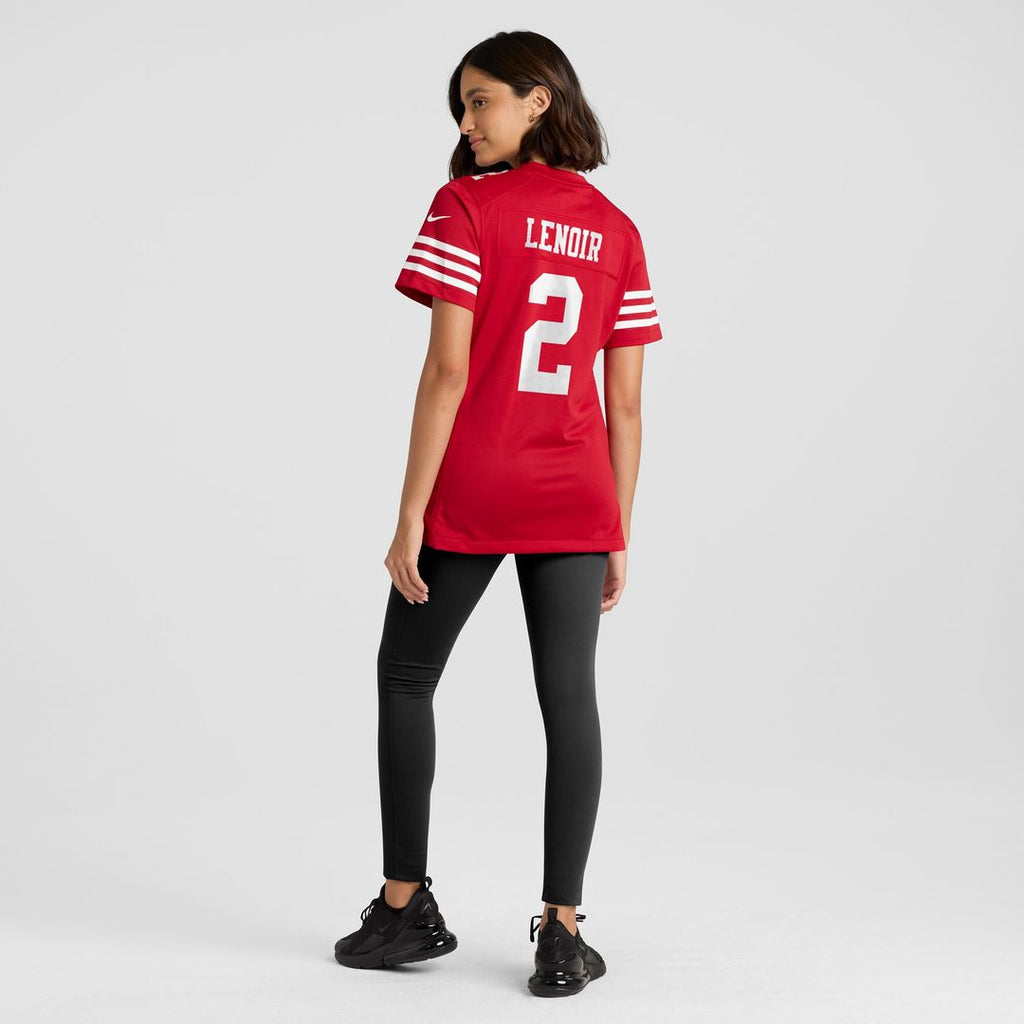 Deommodore Lenoir San Francisco 49ers Women's Game Jersey - Scarlet