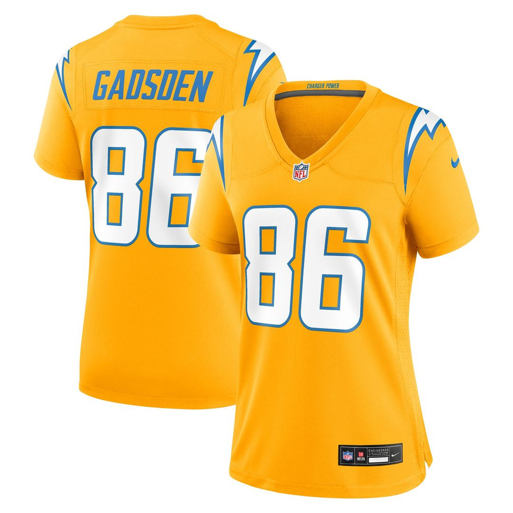 Oronde Gadsden Los Angeles Chargers Women's Alternate Charger Power Game Jersey - Gold