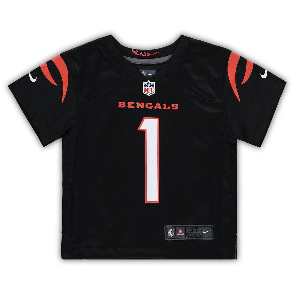 Ja'Marr Chase Cincinnati Bengals Toddler Game Jersey - Black