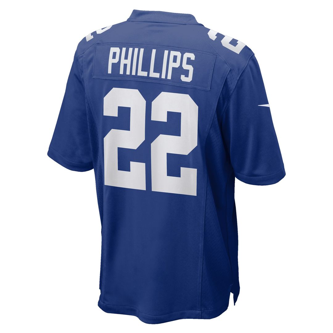 Dru Phillips New York Giants Team Game Jersey - Royal
