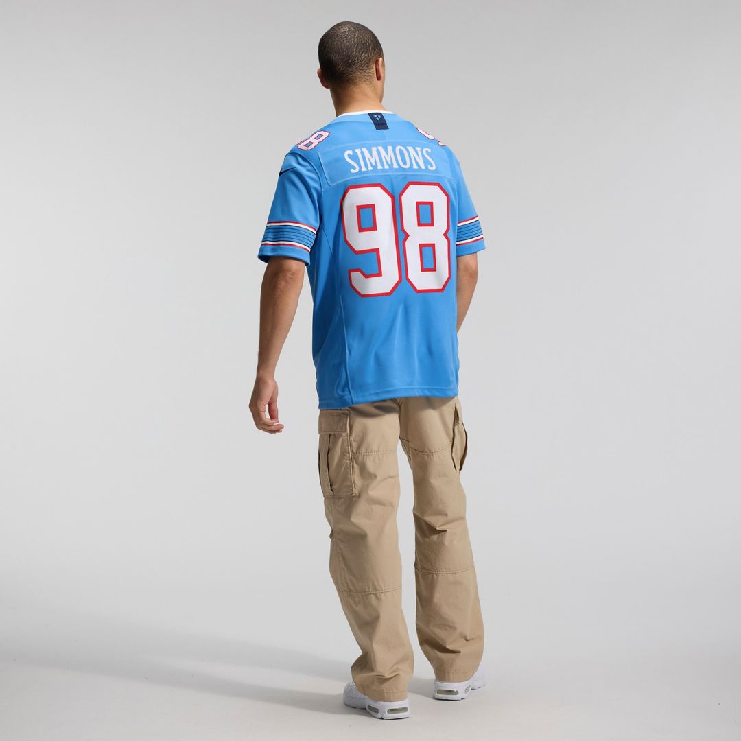 Jeffery Simmons Tennessee Titans Vapor F.U.S.E. Stitched Limited Jersey - White