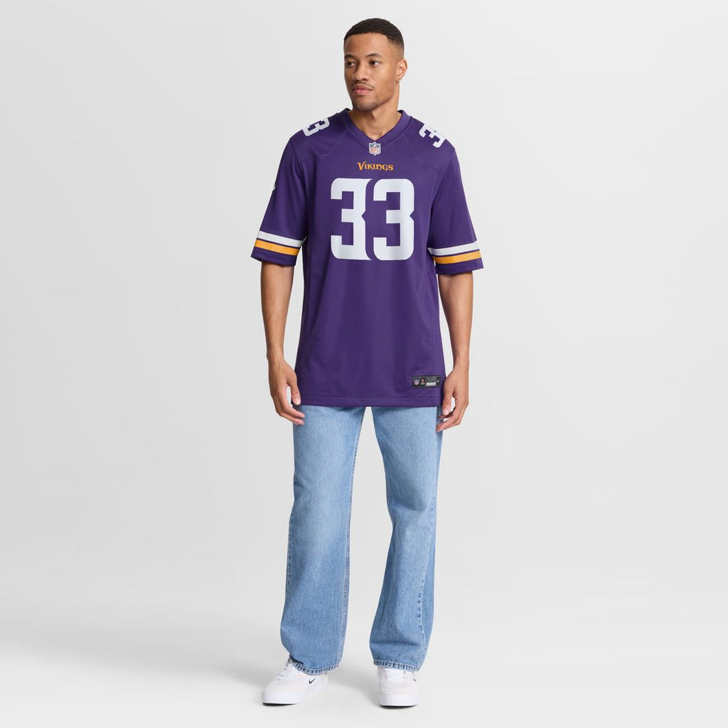 Aaron Jones Minnesota Vikings Nike Game Player Jersey - Purple