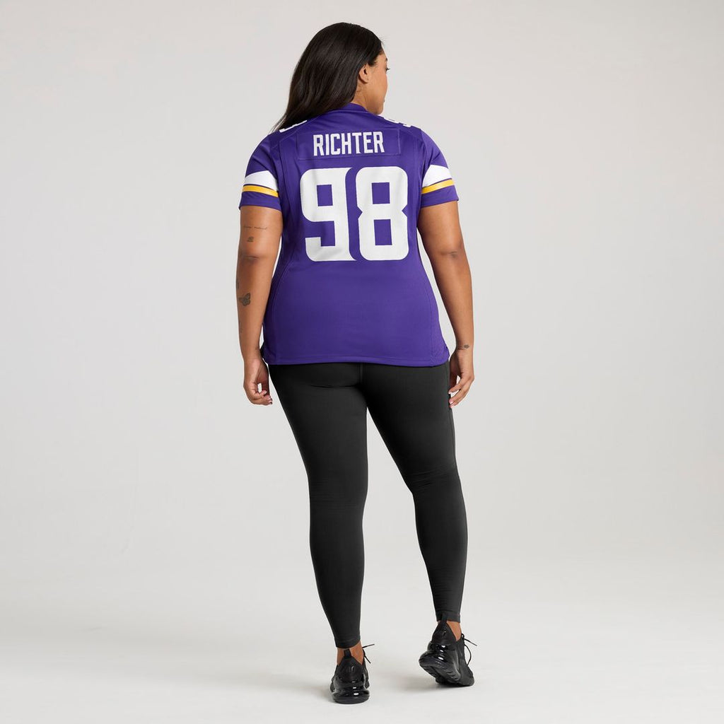 Bo Richter Minnesota Vikings Women's Team Game Jersey - Purple